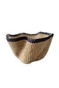 Black Dipped Wavy Basket