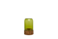 Upcyled Green Glass Tea Light Holder
