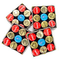 Upcycled Bottle Cap Coasters Set of 4