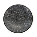 Decorative Etched Soapstone Platter 12" Black