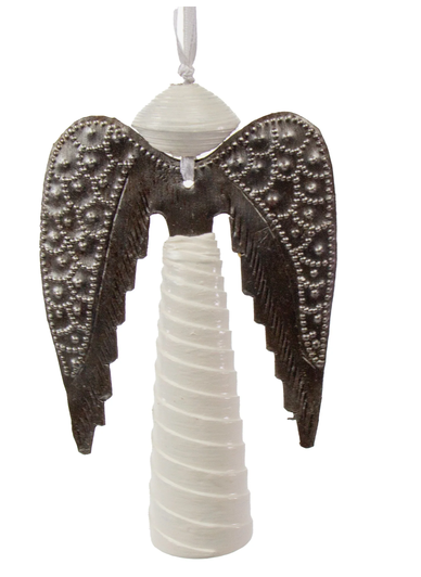 Upcycled Angel Ornament