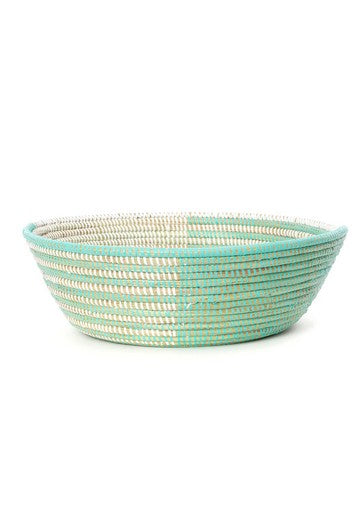 Senegal Blue Serving Basket