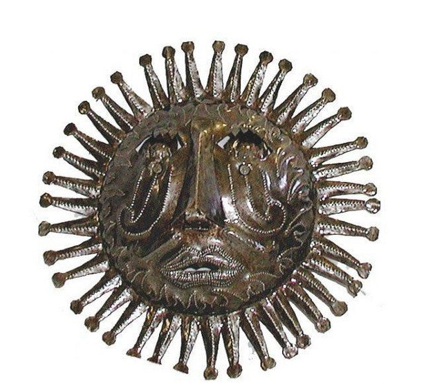 Aztec Sun Haitian Metal Art