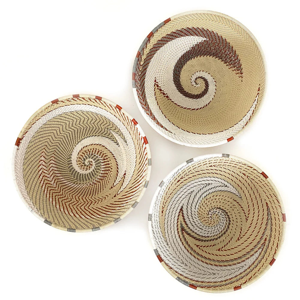 Zulu Upcycle Copper Wire Basket