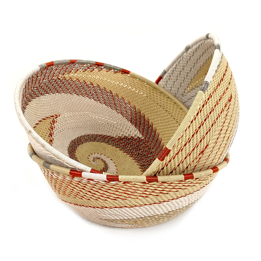 Zulu Upcycle Copper Wire Basket