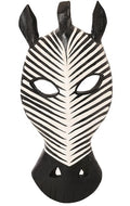 Black and White Zebra Wall Mask
