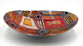 Metal Salad Bowl Artist Mary Napangardi-Brown