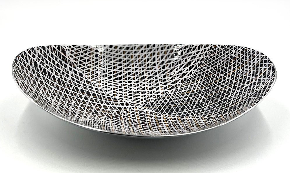Metal Salad Bowl Artist Paulina Puruntatameri