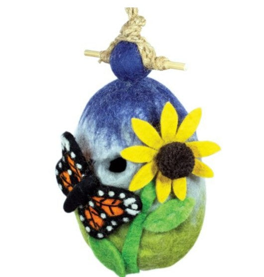 Wild Woolies Butterly Birdhouse