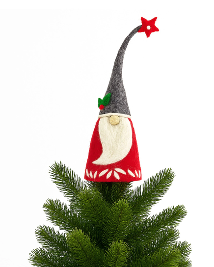 Christmas Gnome Tree Topper