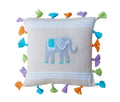 Elephant Tassel Decorative Pillow 10"
