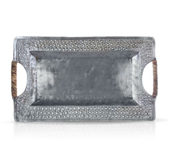 Contemporary Rectangle Metal Serving Tray
