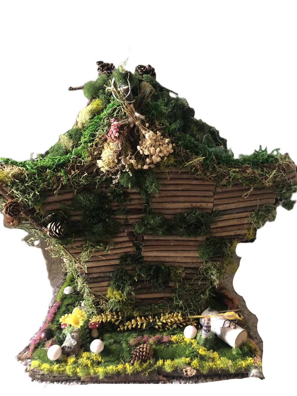 Enchanted Garden Fairy House and Swing