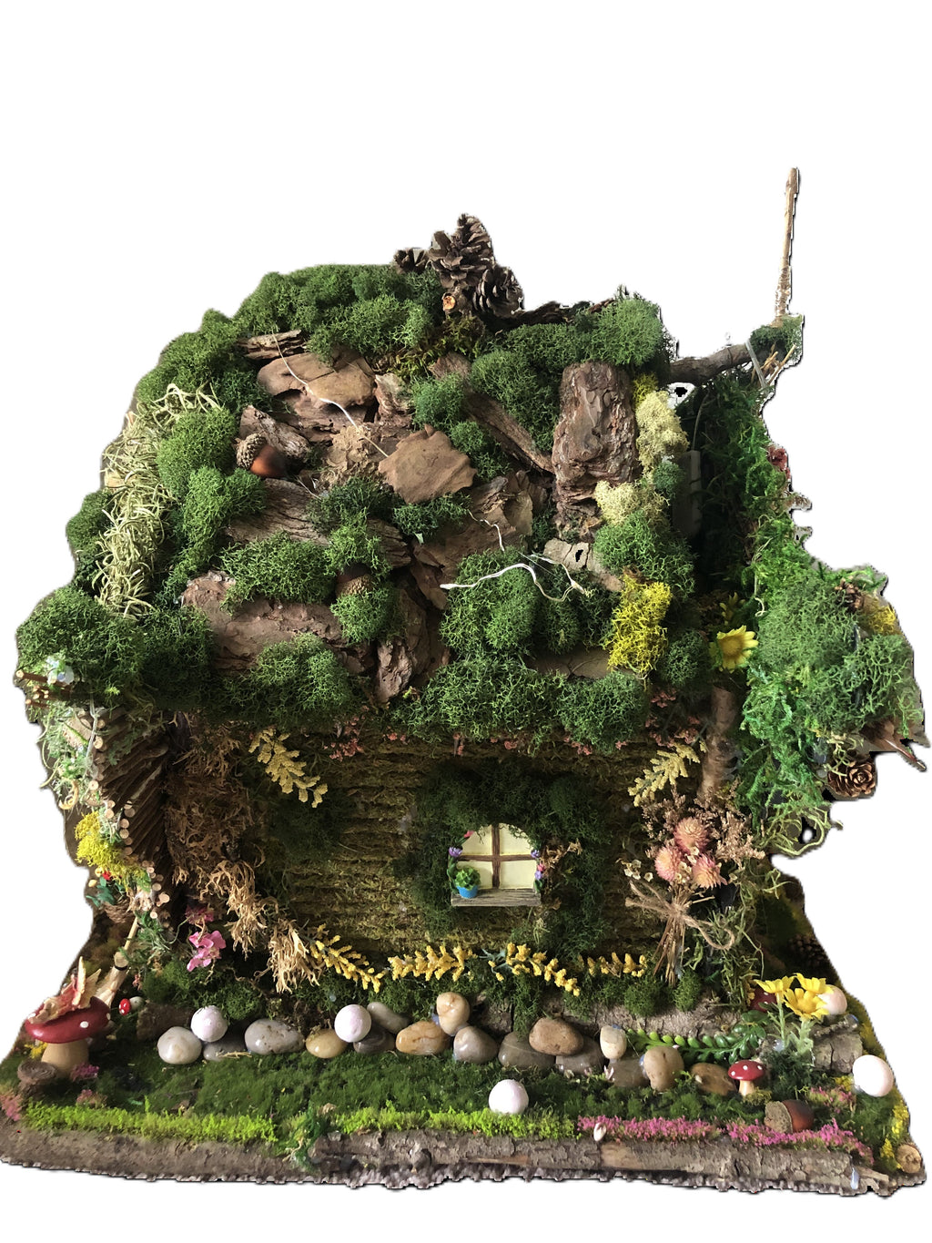 Enchanted Garden Fairy House and Swing