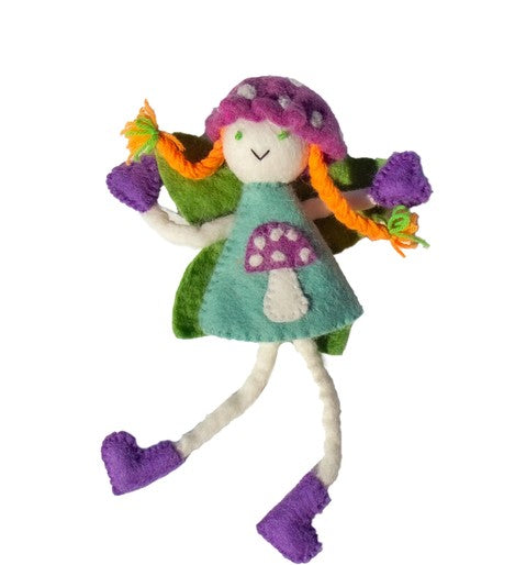 Mushroom Bonnet Tooth Fairy Doll Ginger