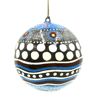 Aboriginal Art Christmas Ball Ornament Goodooga