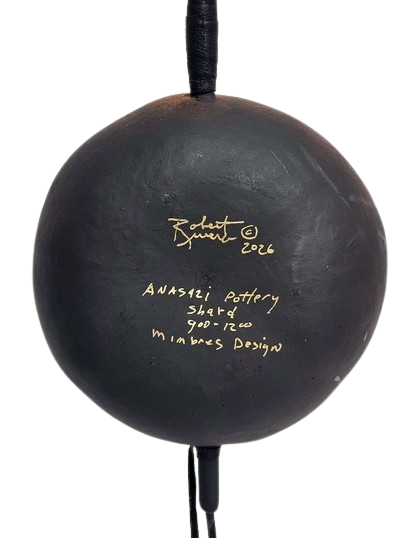 Gourd Made Musical Rattle with Painted Antelope