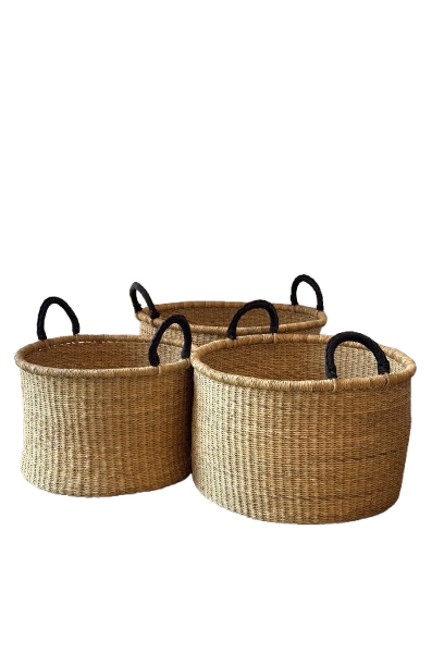 Round Floor Storage Basket