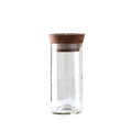 Upcycled Hiliki Clear Glass Storage Jar