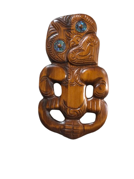 New Zealand Made Carved Good Luck Tiki