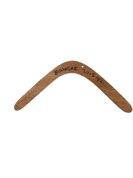 Vintage 1992 Aboriginal Boomerang