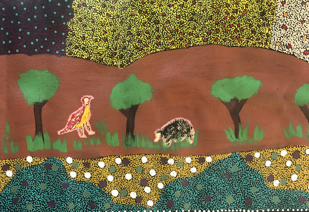 Country  Original Aboriginal Dot Painting