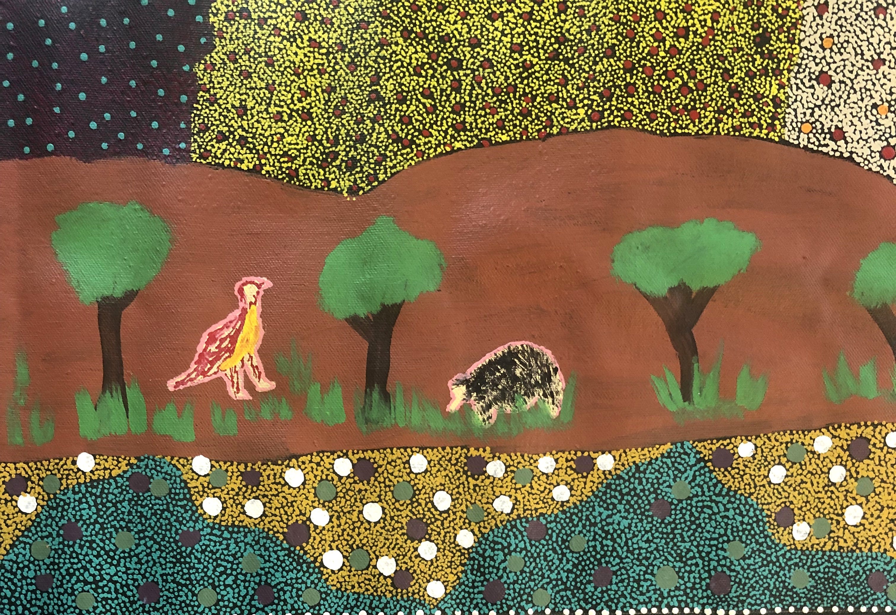 Country  Original Aboriginal Dot Painting