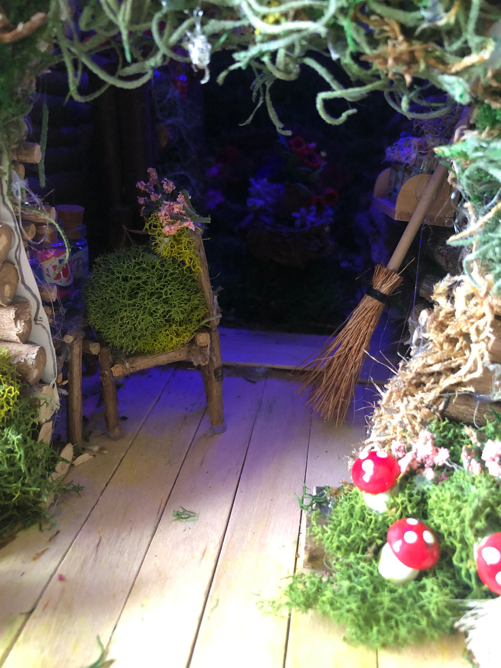 Enchanted Garden Fairy House and Swing