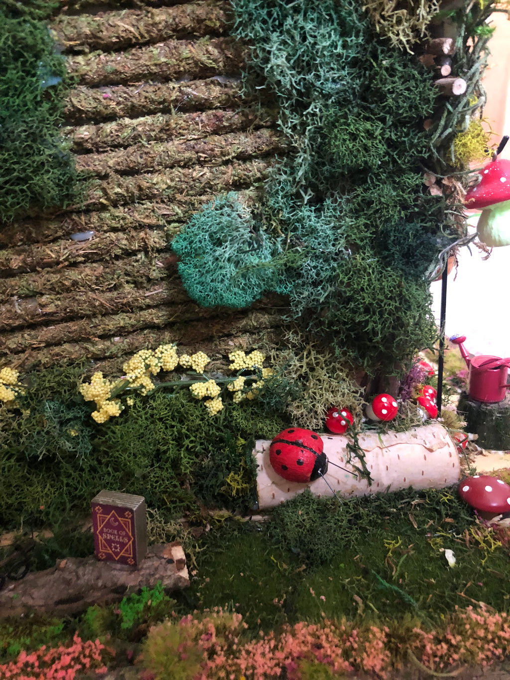 Enchanted Garden Fairy House and Swing