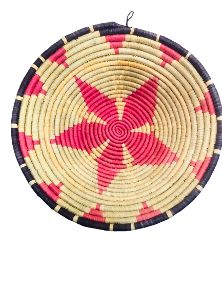 Uganda Pink Blossom Basket