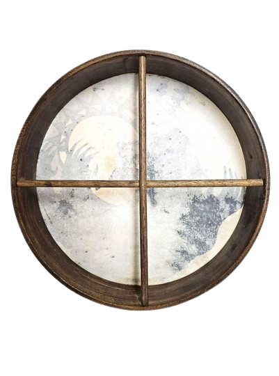 Native American Lakota Made Painted Bear Drum