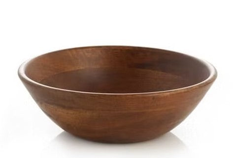 Large Mango Wood Salad Bowl