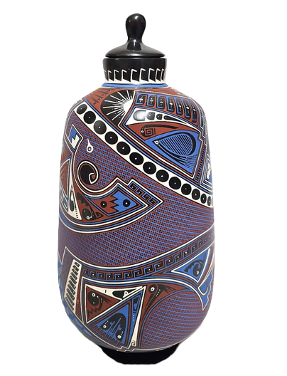 Mata Ortiz Lidded Pot