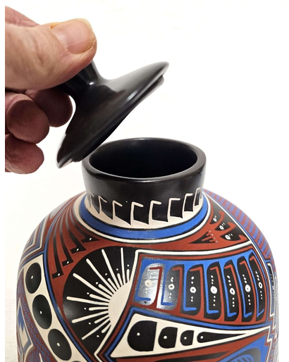 Mata Ortiz Lidded Pot