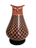 Mata Ortiz Checkered Owl Pot