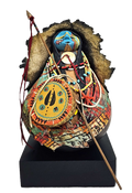 Medicine Man Gourd Sculpture