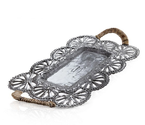 Contemporary Metal Serving Tray