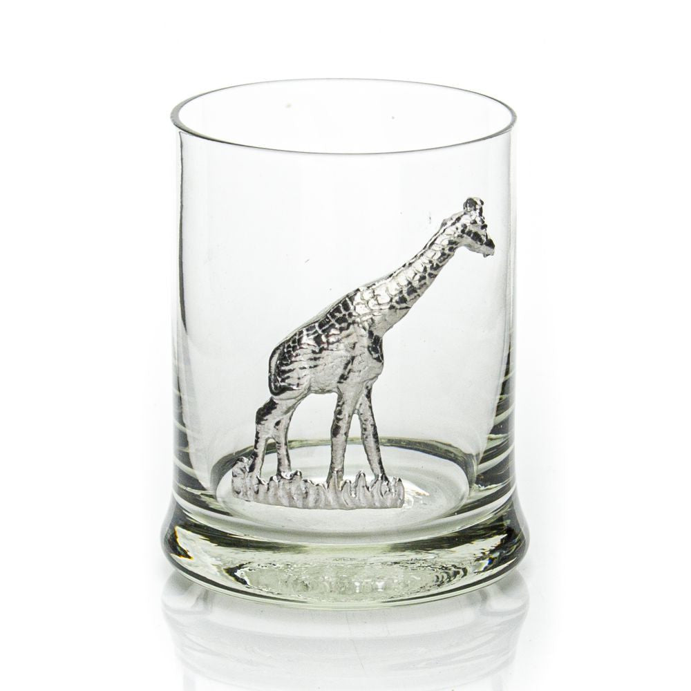 Recycled Glass Pewter Animal Tumbler