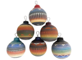Navajo Painted Clay Ball Ornament