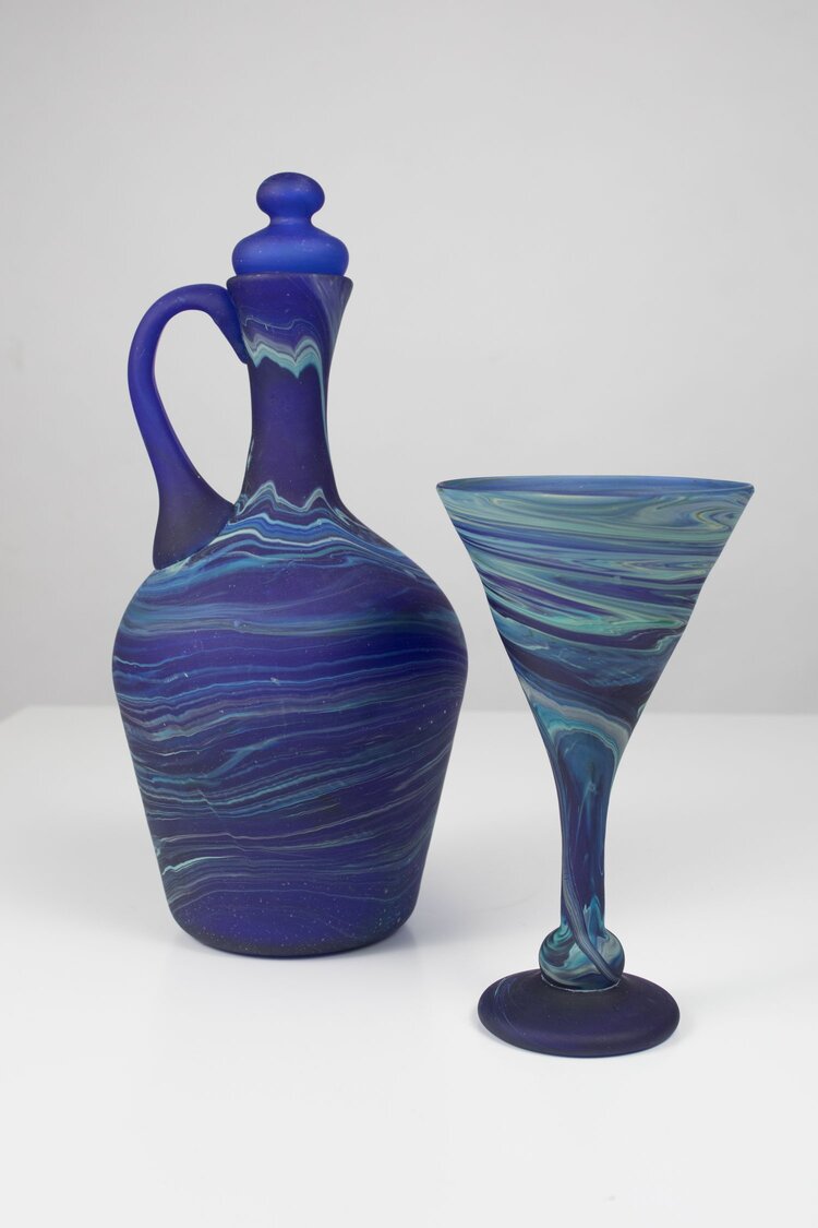Phoenician Glass Wine Decanter