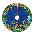 Peruvian Night Sky Nativity Scene Christmas Tree Skirt