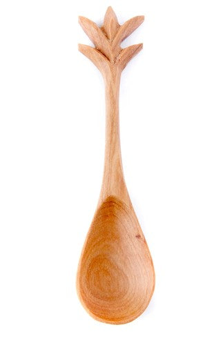 Pineapple Wooden Serving Spoon