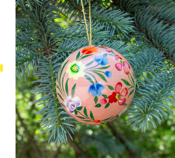Abundant Botanicals Set of 3 Ornaments