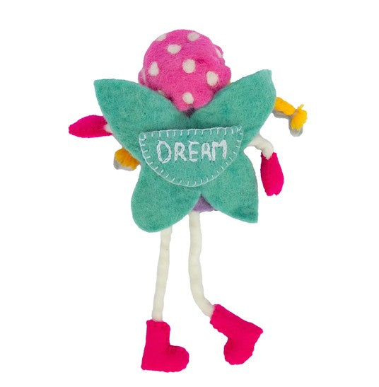Mushroom Bonnet Tooth Fairy Doll Blonde