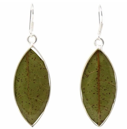 Botanical Leaves Drop Earrings