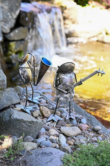 Upcycled Frog Playing Banjo
