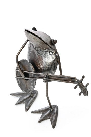 Upcycled Frog Playing Banjo