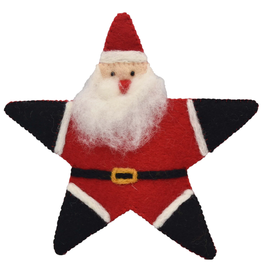 Santa Star Tree Topper
