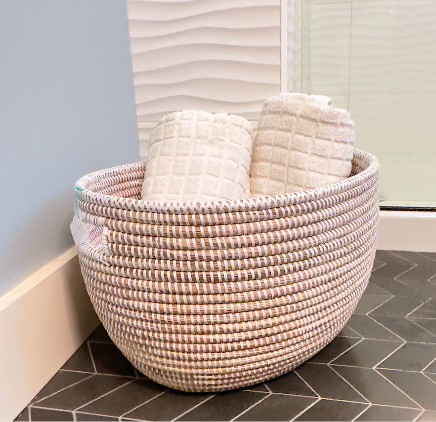 Oval Towel Basket