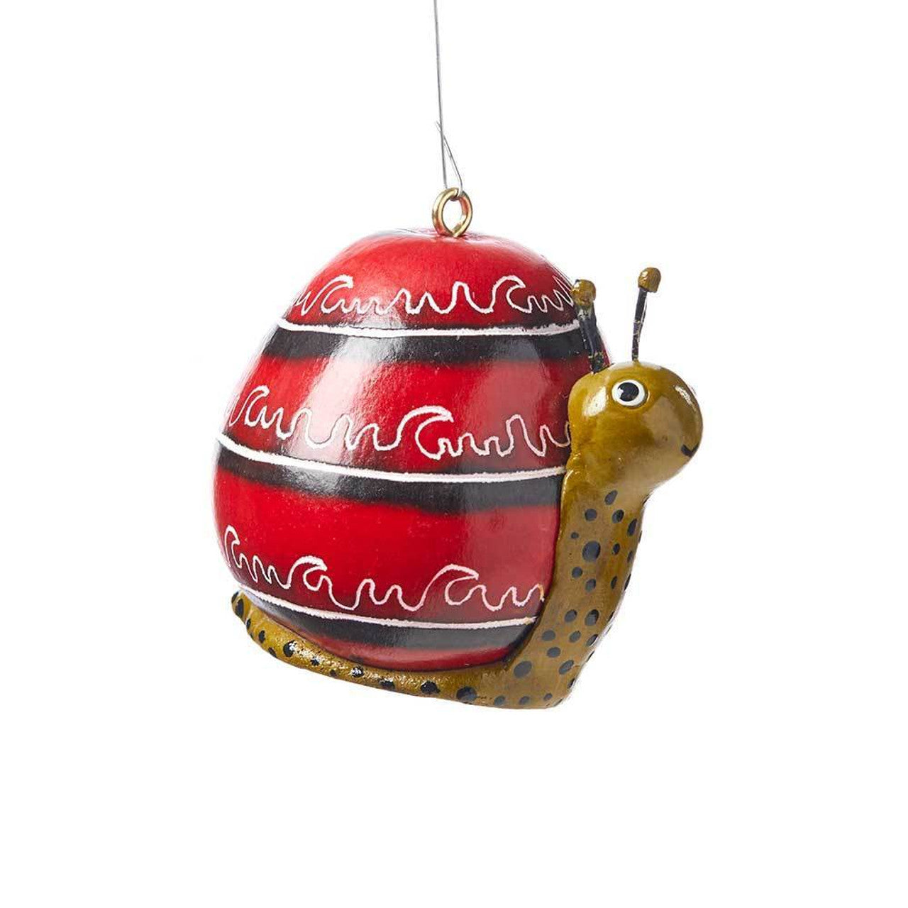 Gourd Snail Christmas Ornament